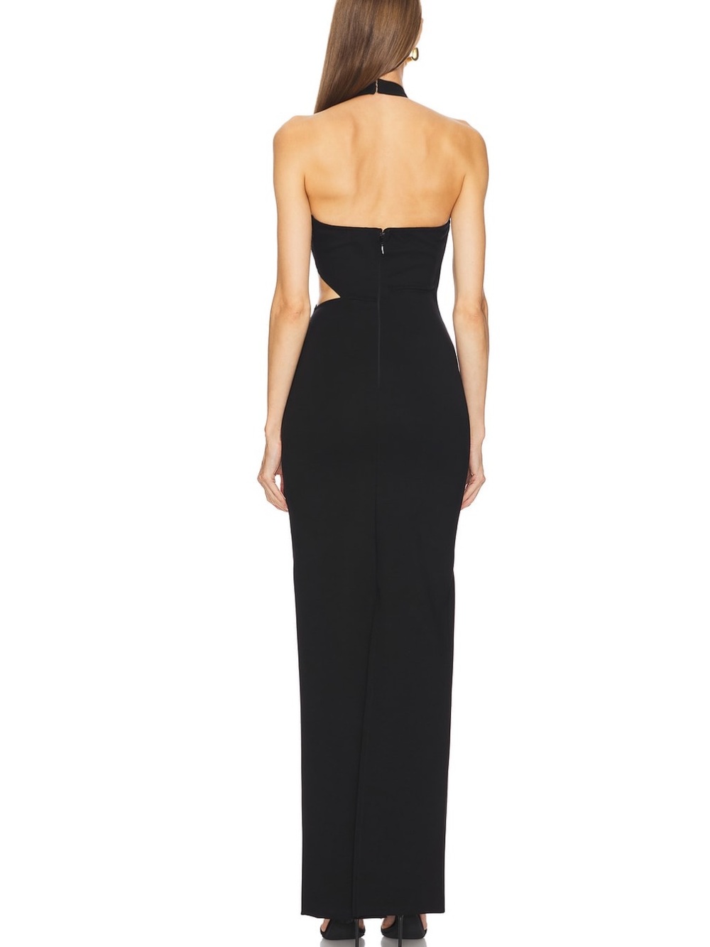 Michael Costello x Revolve Victoria Gown in Black - Picture 2 of 7